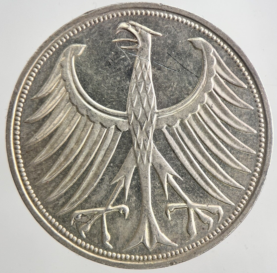1969 Germany 5 Mark Silver Coin | Very High Grade | a6468