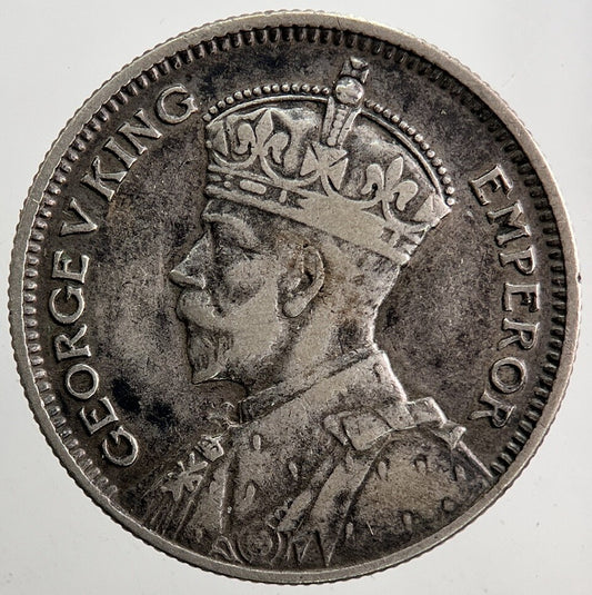 1934 New Zealand Sixpence Silver Coin | Fine Collectable Grade |  a5429