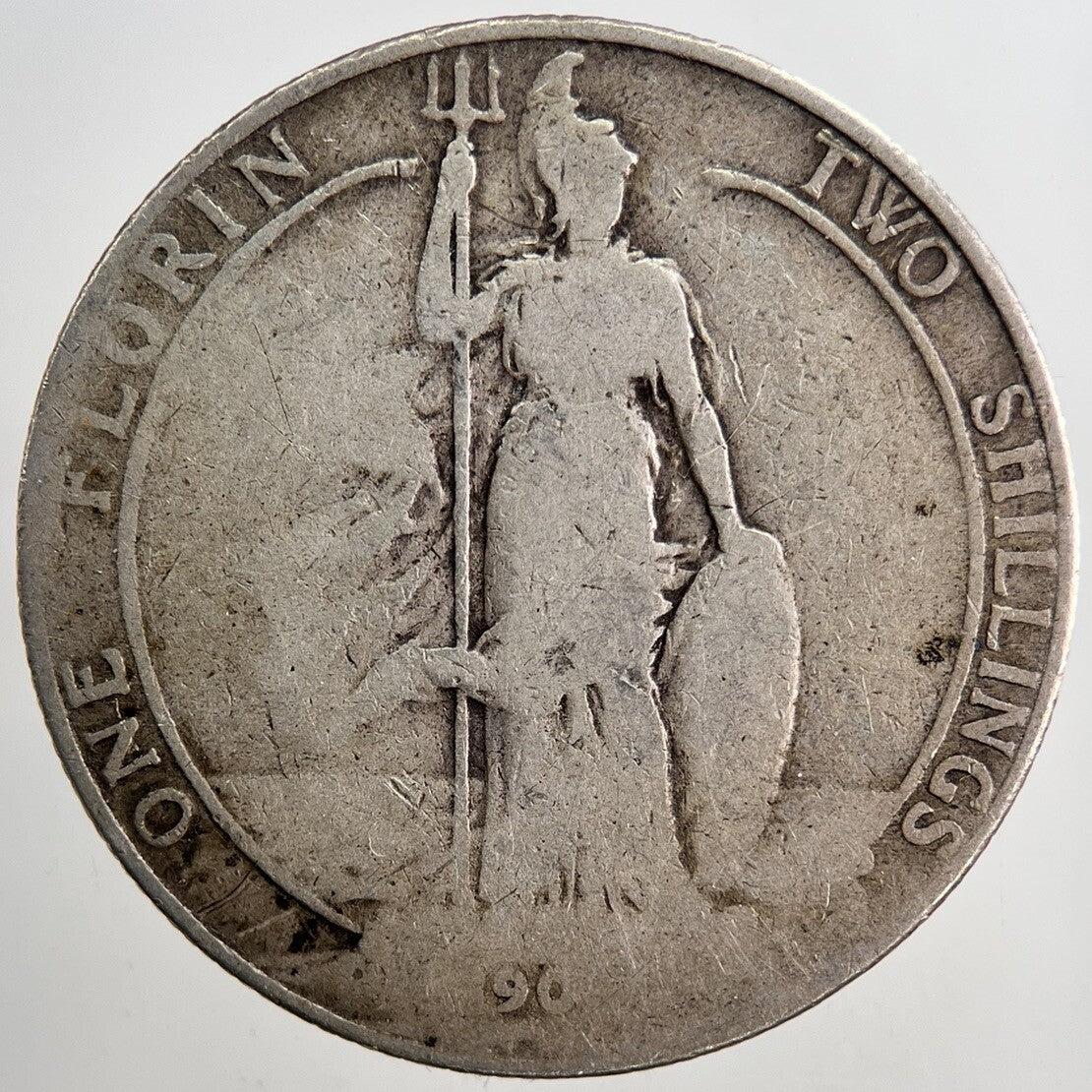 British Edward VII Florin Silver Coin | Collectable Grade | a5495