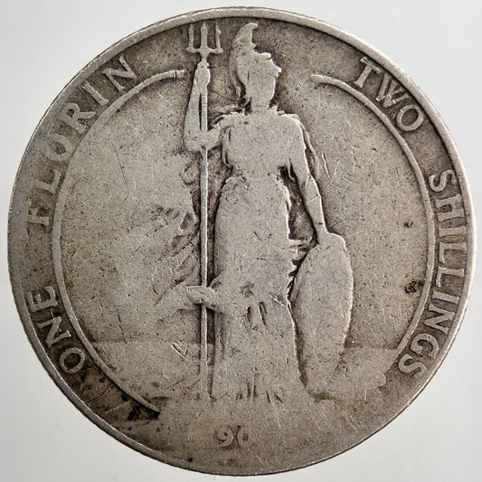 British Edward VII Florin Silver Coin | Collectable Grade | a5495