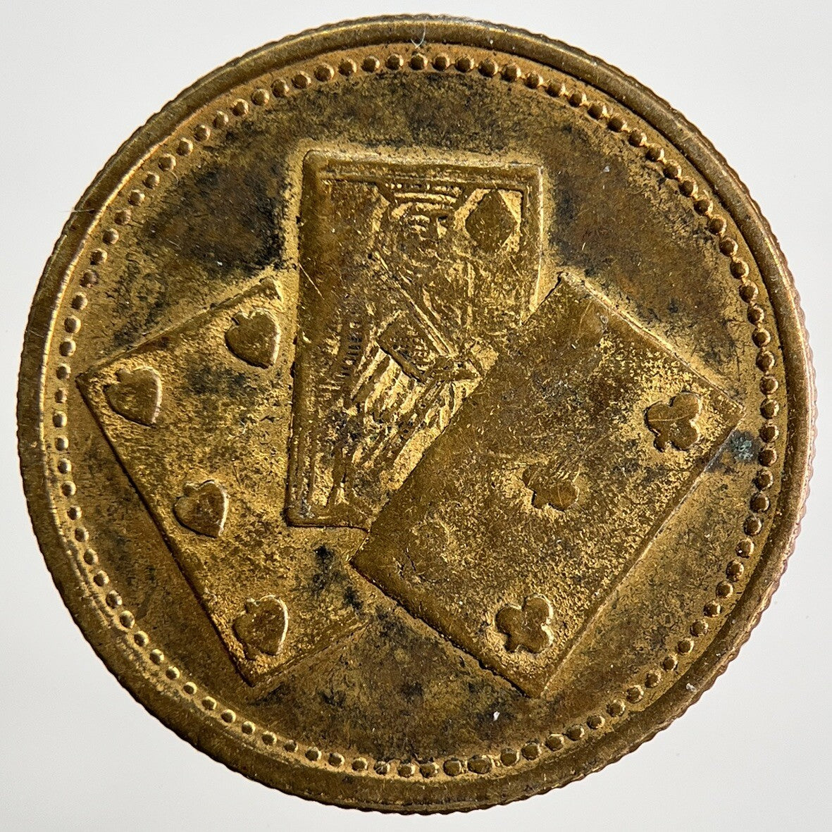 1849 Victoria Playing Cards Gaming Coin Token | Collectable Grade | a1742