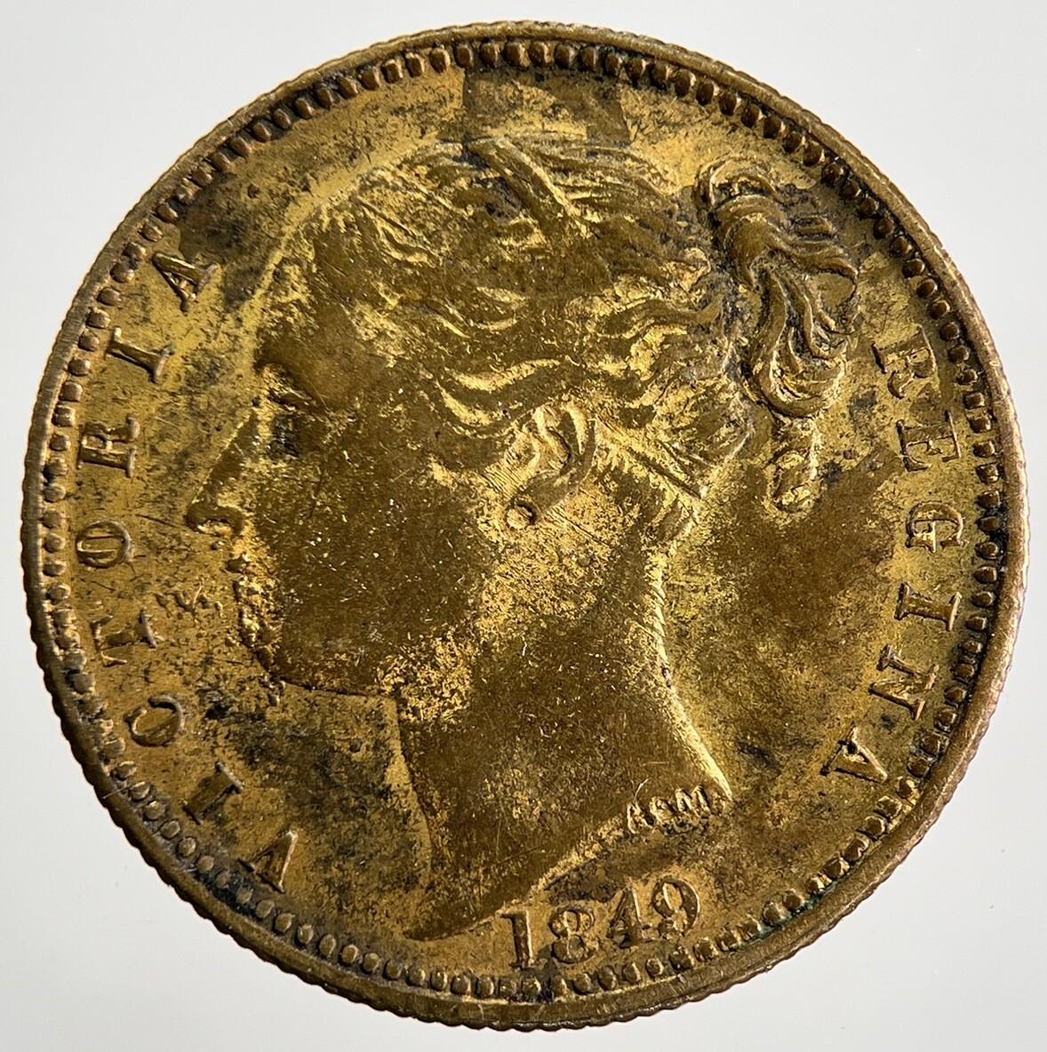 1849 Victoria Playing Cards Gaming Coin Token | Collectable Grade | a1742