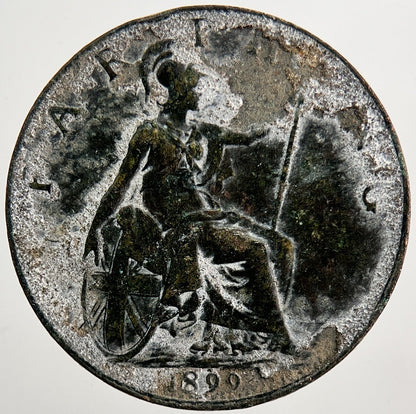 1899 Victoria Farthing Coin | Very High Grade | a5031