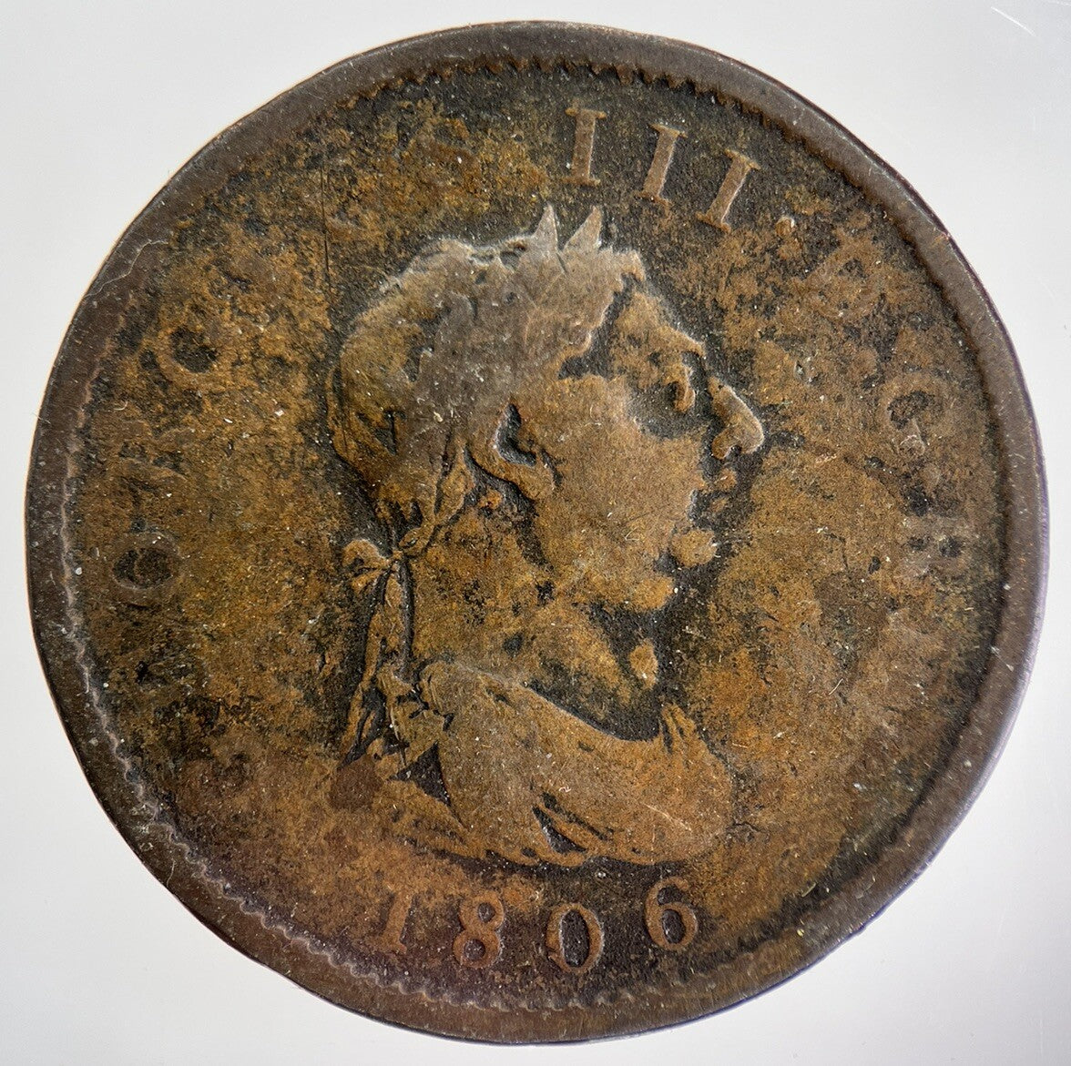 1806 George III Penny Coin | Fair Grade | a1761