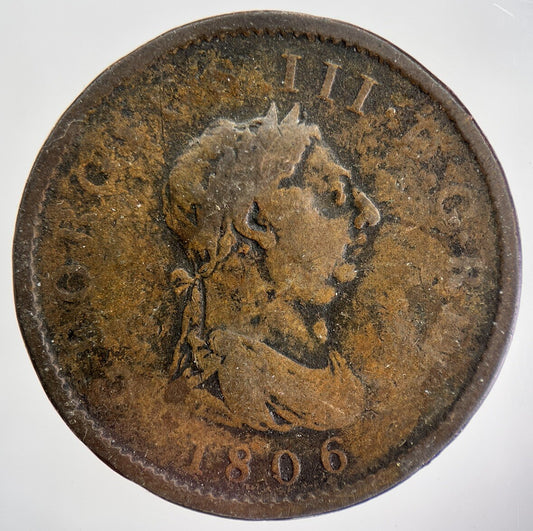 1806 George III Penny Coin | Fair Grade | a1761