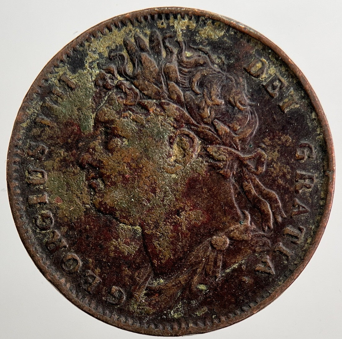 1823 George IV Farthing Coin | Fine Collectable Grade | a5022