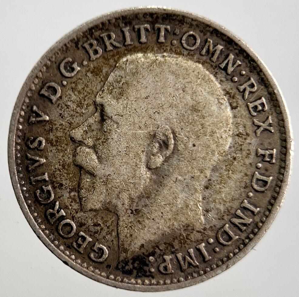 1920 George V Threepence Silver Coin | Fine Collectable Grade | a2313