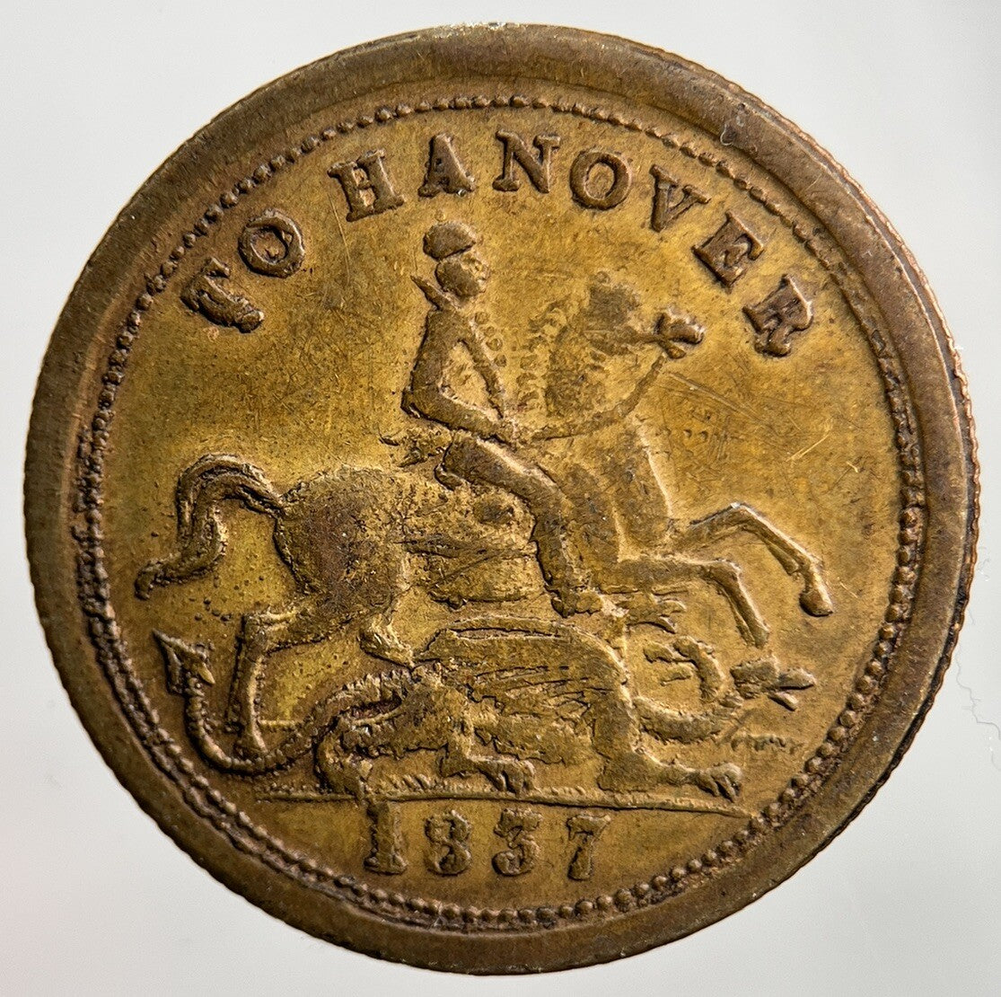 19th Century Victoria To Hanover Coin Gaming Token | Fine Collectable Grade