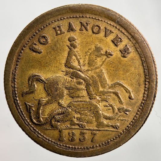 19th Century Victoria To Hanover Coin Gaming Token | Fine Collectable Grade