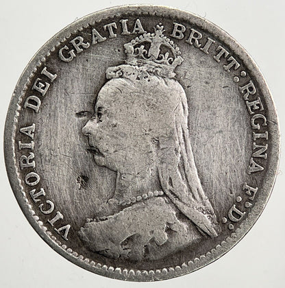 1889 Victoria Threepence Silver Coin | Collectable Grade | a5075