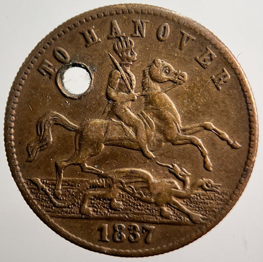 1837 Victoria To Vancouver Gaming Token | Very High Grade | a3922