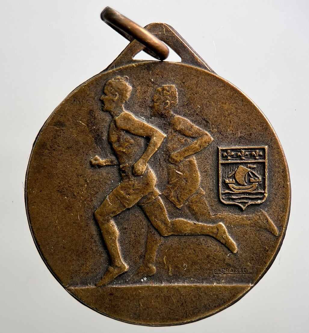 France Paris Grands Prix Pedestres Running Medal Coin | Collectable Grade