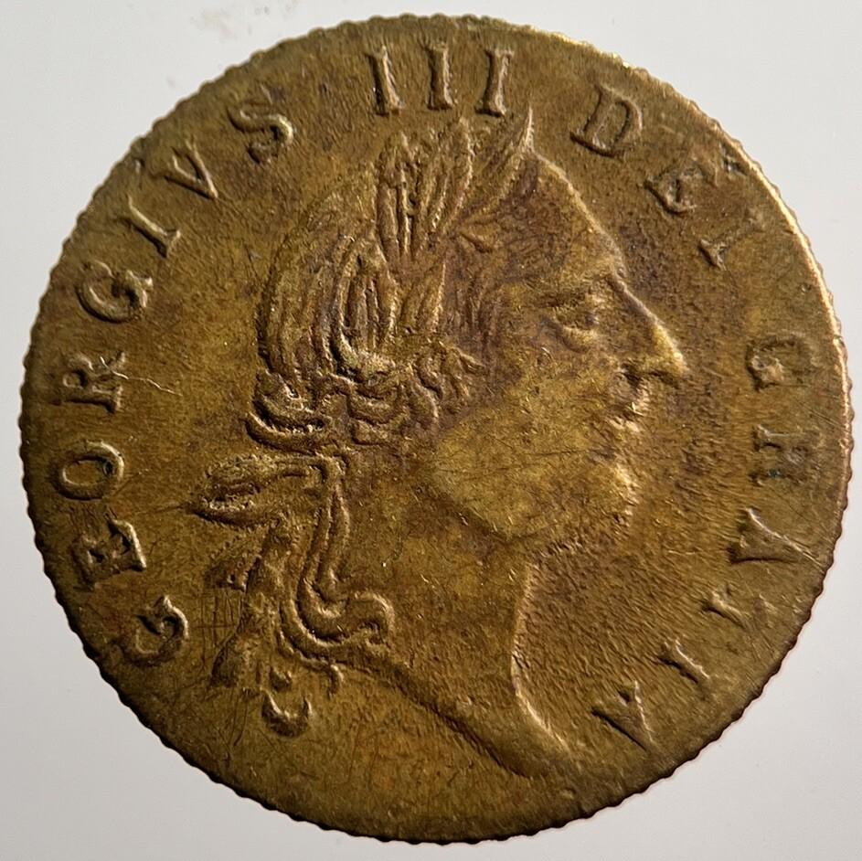 1788 George III British Good Old Days Gaming Token | Very High Grade | a328