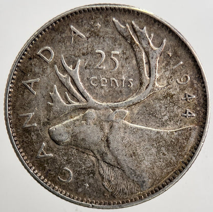 1944 Canada 25 Cents Silver Coin | Very High Grade | a5509