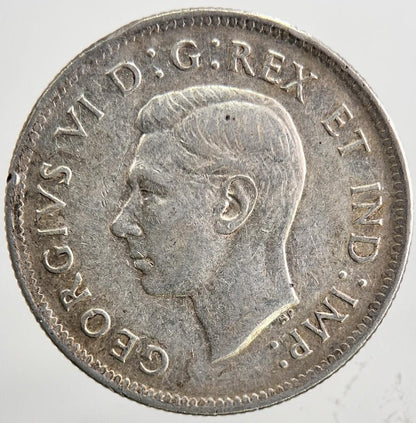 1944 Canada 25 Cents Silver Coin | Very High Grade | a5509