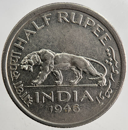 1946 India Half Rupee Coin | Very High Grade | a5493