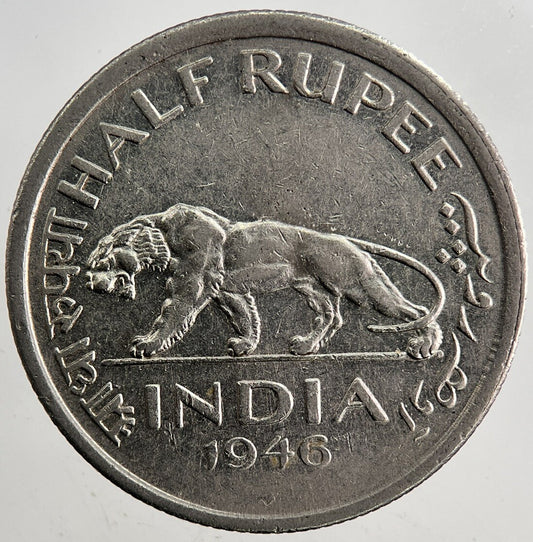 1946 India Half Rupee Coin | Very High Grade | a5493