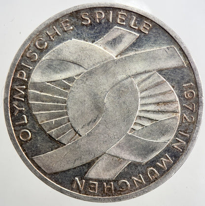 1972 Germany 10 Mark Silver Coin | Very High Grade | a5393