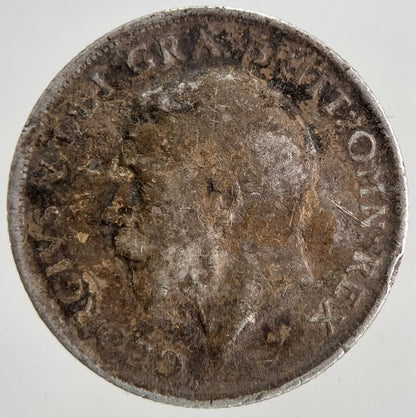 1918 George V Shilling British Silver Coin | Collectable Grade | a6843