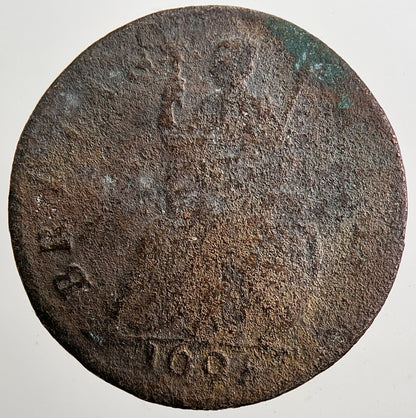 1696 William III And Mary Farthing Coin | Collectable Grade | a5073