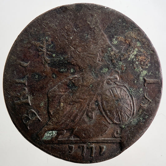 1771 George 3rd III Half-Penny British Coin | Fine Collectable Grade | a5039