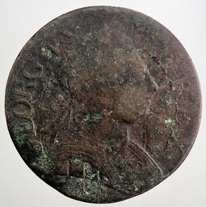 1771 George 3rd III Half-Penny British Coin | Fine Collectable Grade | a5039