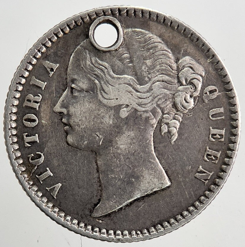 1840 India 1/4 Quarter Rupee Silver Coin | Very High Grade | a5424