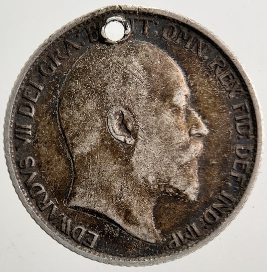 1907 Edward VII Sixpence Silver Coin | Collectable Grade | a5356