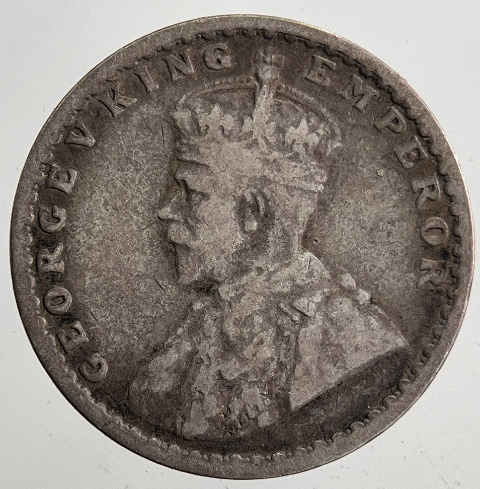 1917 India 2 Two Anna Silver Coin | Collectable Grade | a5430