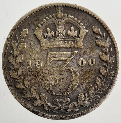 1900 Victoria Threepence Silver Coin | Collectable Grade | a5335