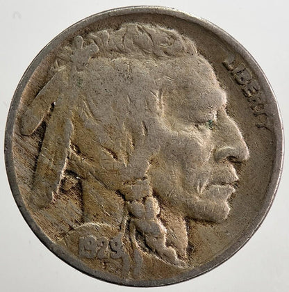 1929 US USA Buffalo Indian Head Nickel Coin | Collectable Grade | a5054