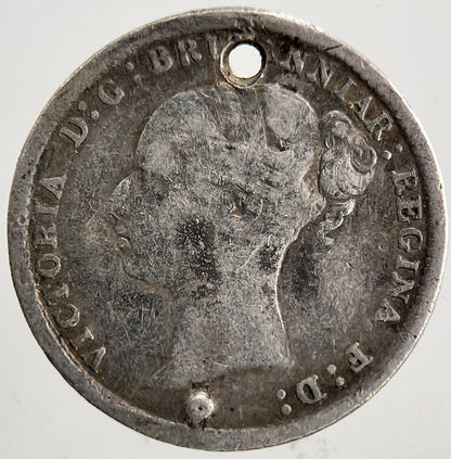 1883 Victoria Threepence Silver Coin | Collectable Grade | a5507