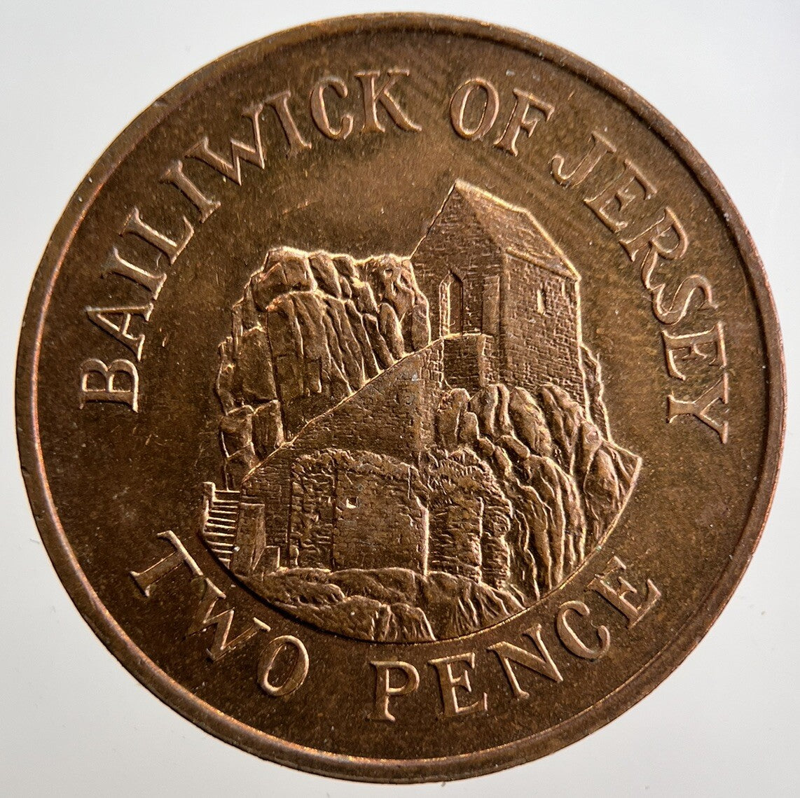1985 Bailiwick Of Jersey 2 Two-Pence Coin | Very High Grade | a2405
