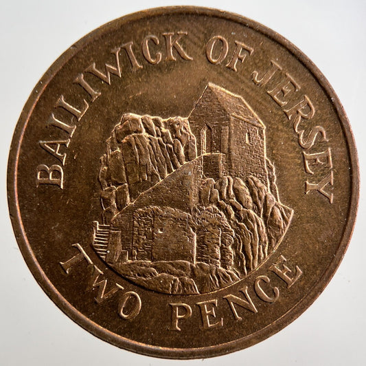 1985 Bailiwick Of Jersey 2 Two-Pence Coin | Very High Grade | a2405