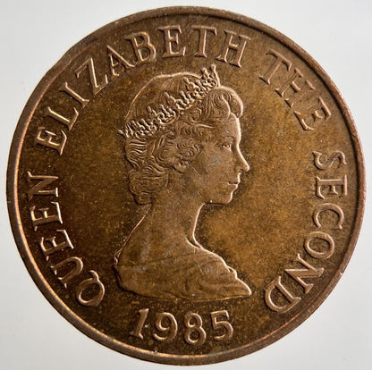 1985 Bailiwick Of Jersey 2 Two-Pence Coin | Very High Grade | a2405
