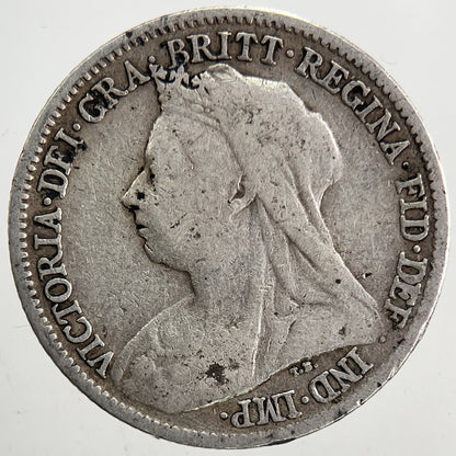 1898 Victoria Sixpence Silver Coin | Collectable Grade | a5338