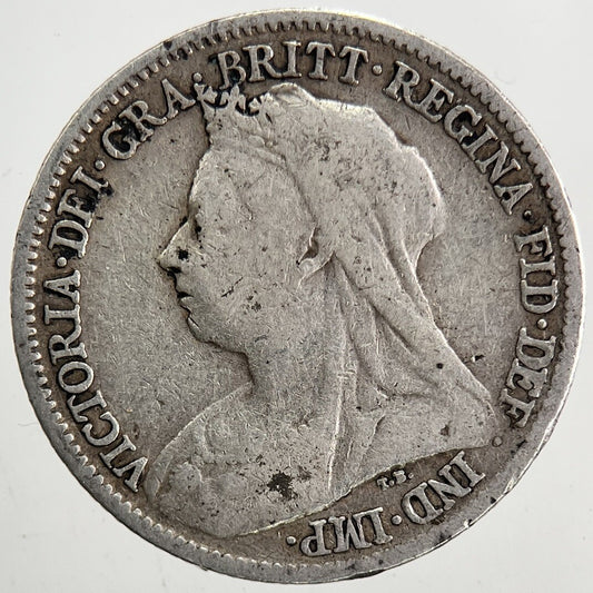 1898 Victoria Sixpence Silver Coin | Collectable Grade | a5338