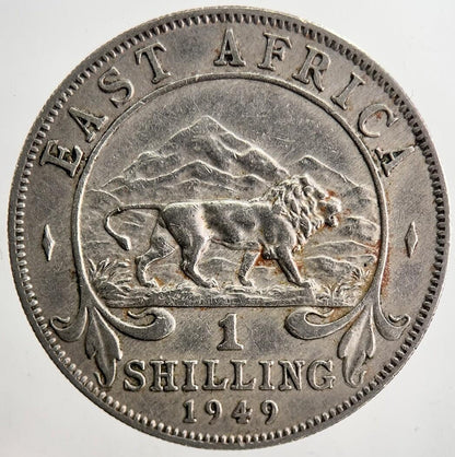 1949 East Africa One 1 Shilling Coin | Very High Grade | a5497