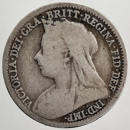 1901 Victoria Threepence Silver Coin | Collectable Grade | a5077
