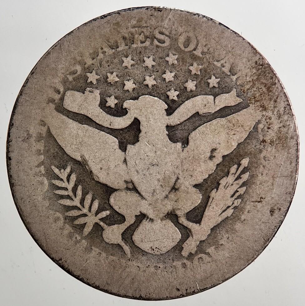1898 US USA Barber Quarter Silver Coin | Collectable Grade | a5423