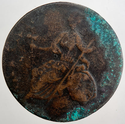 George 3rd III Half-Penny British Coin | Collectable Grade | a5041