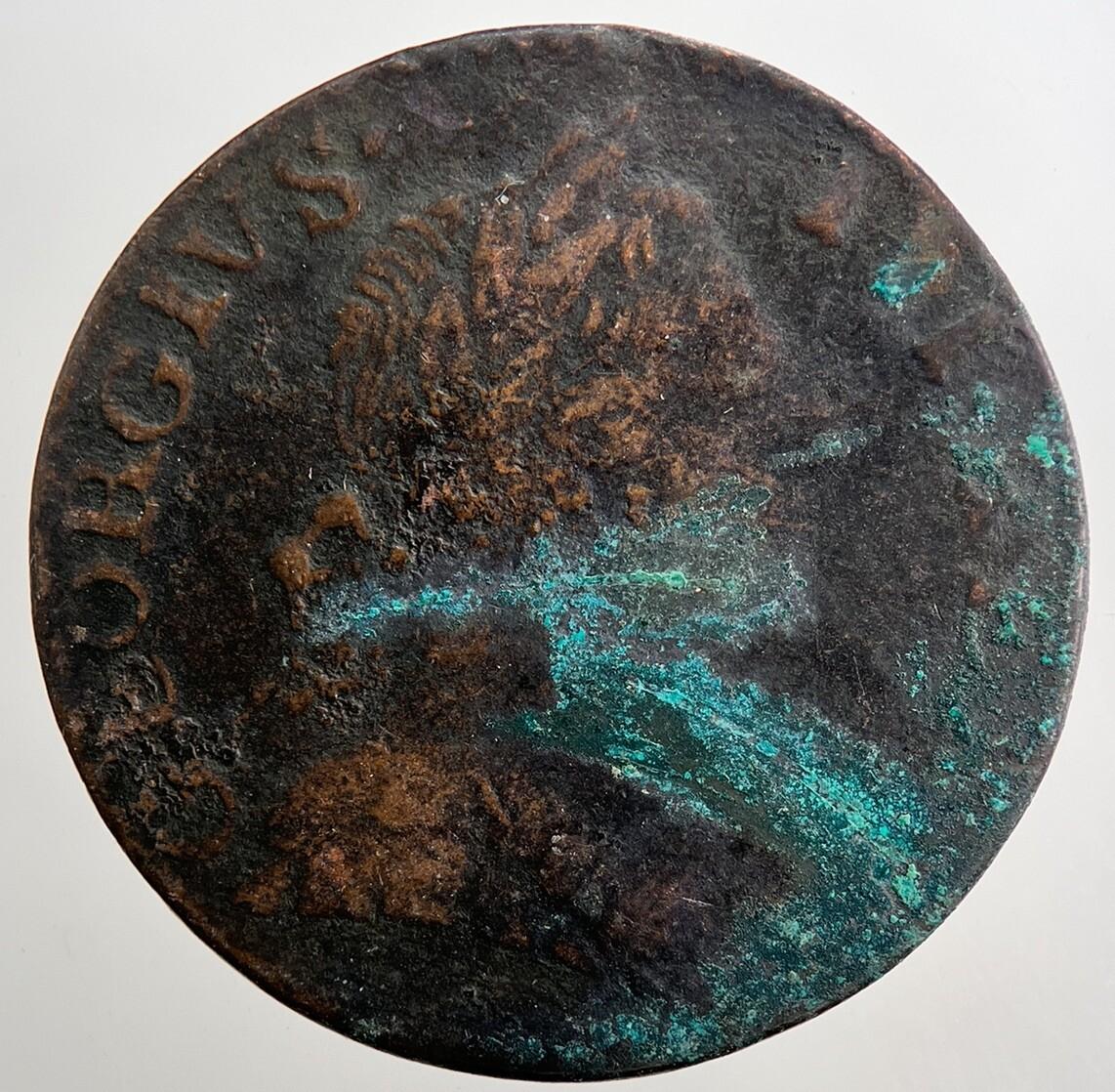 George 3rd III Half-Penny British Coin | Collectable Grade | a5041