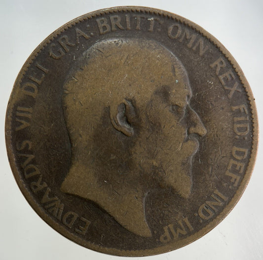1905 Edward VII One Penny Coin | Collectable Grade