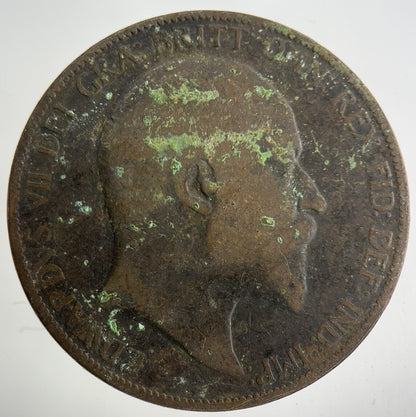1906 Edward VII One Penny Coin | Collectable Grade