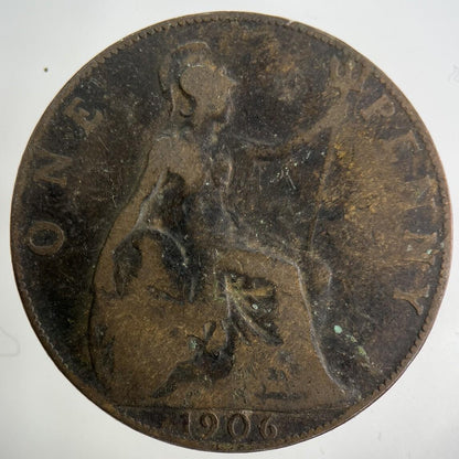 1906 Edward VII One Penny Coin | Collectable Grade