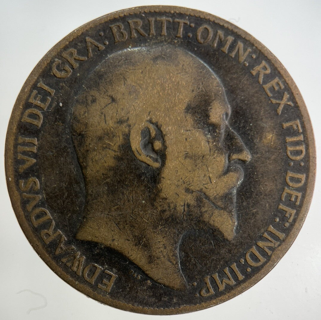 1910 Edward VII One Penny Coin | Collectable Grade