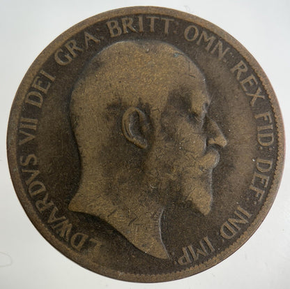 1903 Edward VII One Penny Coin | Collectable Grade