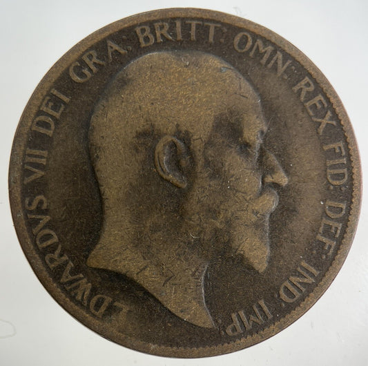 1903 Edward VII One Penny Coin | Collectable Grade