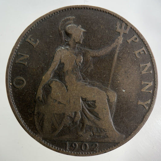 1902 Edward VII One Penny Coin | Collectable Grade