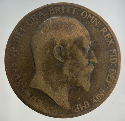 1905 Edward VII One Penny Coin | Collectable Grade